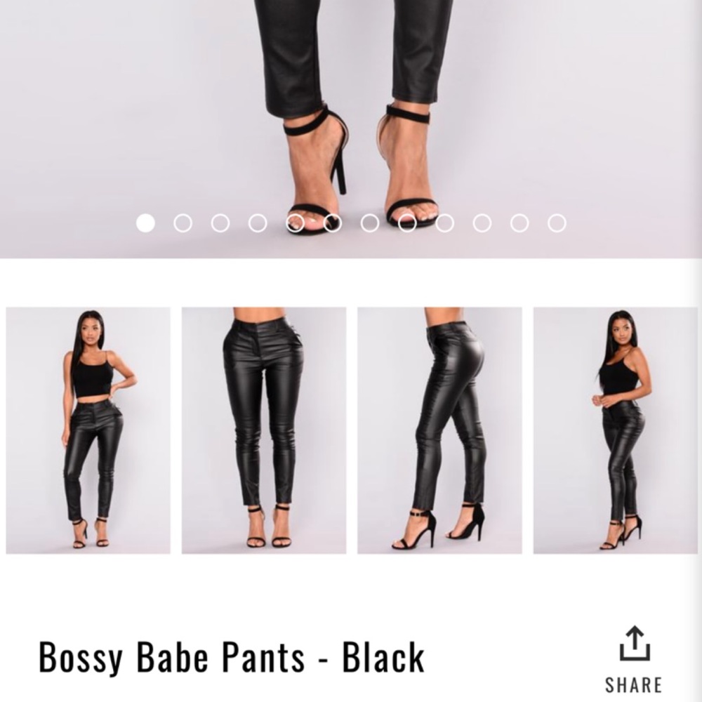 Fashion Nova Bossy Babe Pants XS